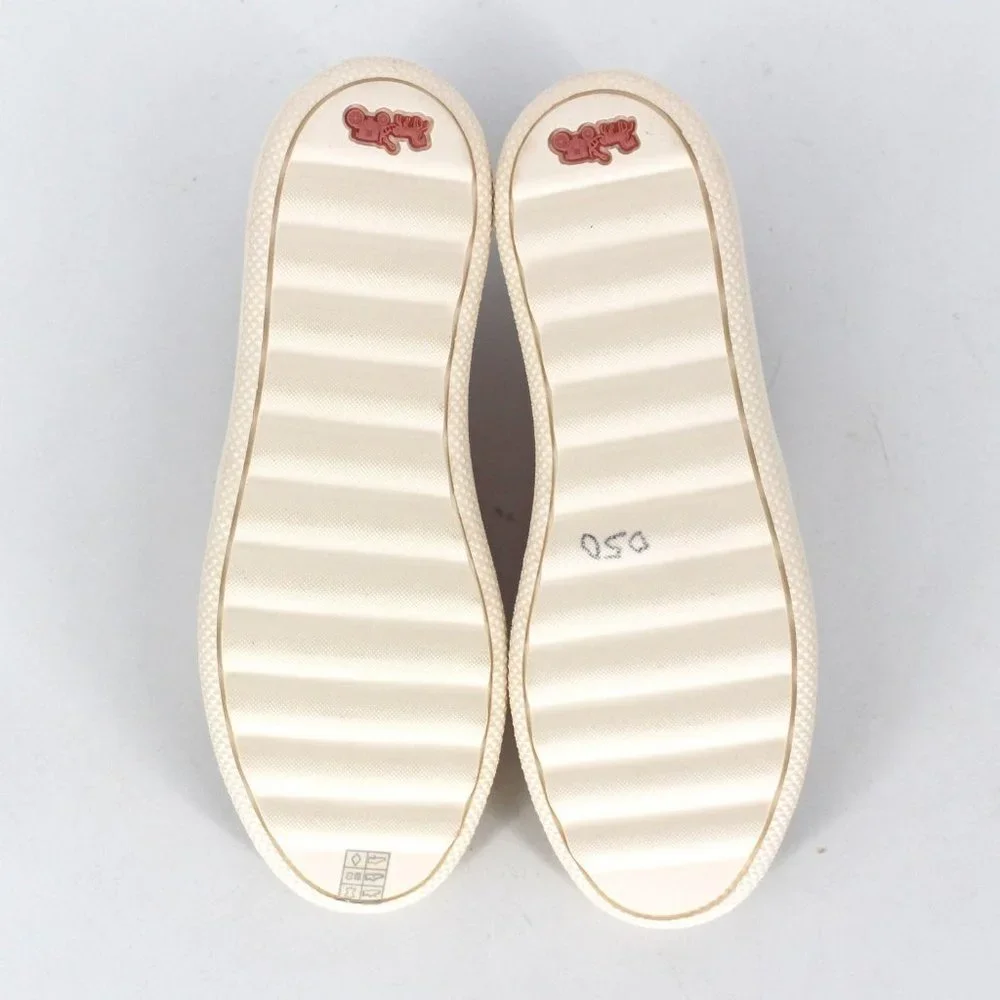 Coach Pink Slip-On Sneakers with Rose Trim
